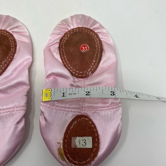 Pink Sequined Ballet Slipper Shoes - Picture 9 of 9